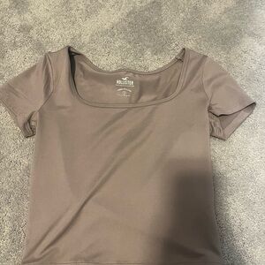 Hollister Women's square neck light purple top